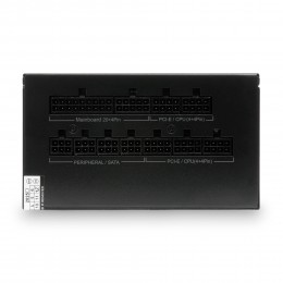 Блок питания/ Power Supply HSPD, 1000W 80+ Gold (ATX, 2.52, Full modular, 1x24(20+4)pin mesh 550mm, 1xCPU*2 8(4+4)pin 650+150mm, 2xPCIe*2 8(6+2)pin 500+150mm, 2xSATA*3 450+150+150mm, 1xMOLEX4pin*3 450+150+150mm , Active, 120x120mm, 150x140x86mm, APFC, OVP