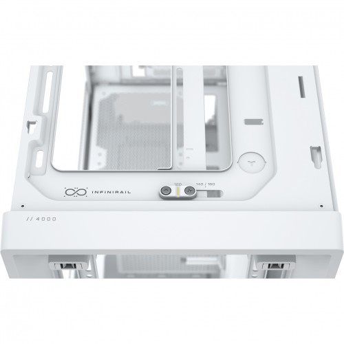 Купите корпус Corsair Frame 4000D RS White без блока питания - Midi-Tower с стеклянной панелью и вентиляцией для E-ATX, ATX, mATX, mITX