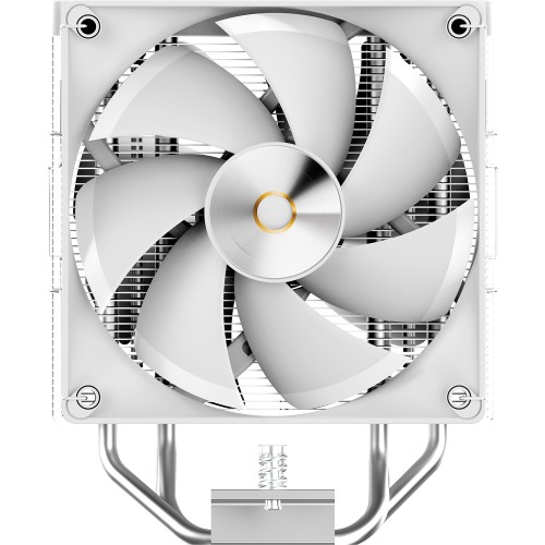 Кулер для процессора Ocypus Delta A40 Elite WH: Высокопроизводительное охлаждение с двойным вентилятором (220W, 4-pin PWM, AM5/AM4)