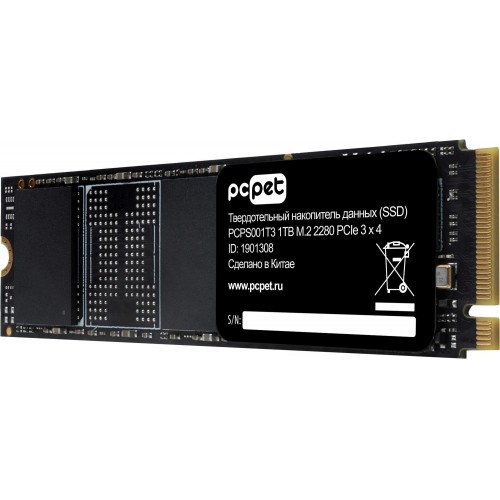 Твердотельный накопитель 1TB PCPS001T3 M.2 2280 PCIe 3.0 x4 - Высокоскоростное хранилище для вашего ПК