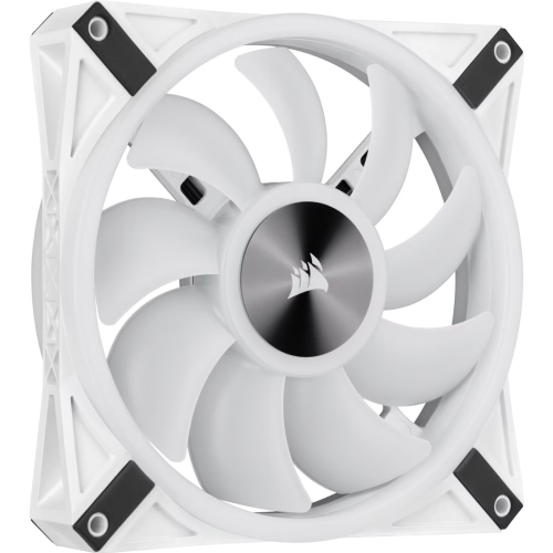 Кулер для корпуса/ Case Cooler Corsair iCUE QL140 RGB 140mm (140x140x25mm, 4-pin PWM, RGB, 50.2CFM, 26dBA, 1250RPM, White, 2pcs) Corsair