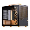 Корпус JONSBO Z20 Mini-Tower без блока питания: стильный черно-оранжевый mATX/mITX с USB-A 3.2 и USB-C 3.2