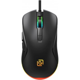 Мышь Оклик 750G черный оптическая 7200dpi USB 5but (1796789)
