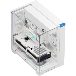 Корпус без блока питания/ Case Thermalright A70, Midi-Tower, TG, no fans, 2xUSB-A 3.0, 1xUSB Type-C, ATX, mATX, mITX White