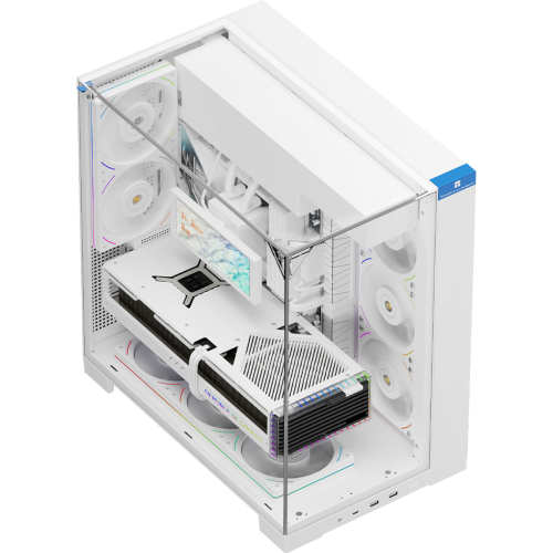 Корпус без блока питания/ Case Thermalright A70, Midi-Tower, TG, no fans, 2xUSB-A 3.0, 1xUSB Type-C, ATX, mATX, mITX White
