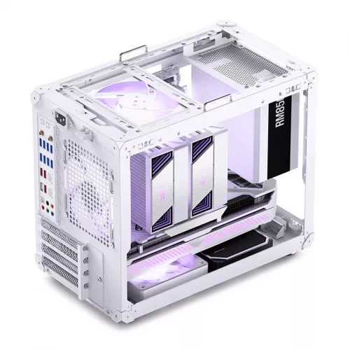 Корпус JONSBO C6 MAX Handle White - Mini-Tower без блока питания, mATX/mITX, 1xUSB-A 3.0 + 1xUSB-C 3.1, без вентилятора