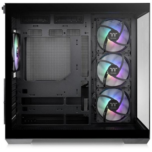 Купить корпус Thermaltake View 380 TG ARGB черный ATX с RGB подсветкой и поддержкой 6 вентиляторов - идеальный выбор для игрового ПК