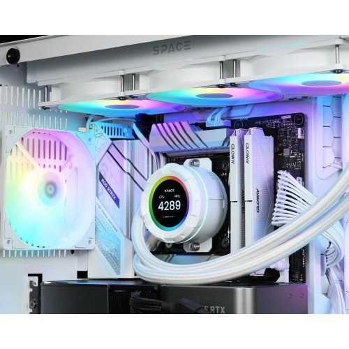 Вентилятор Cooler ID-Cooling SL360 XE WHITE /LCD SCREEN /350W /all Intel /all AMD