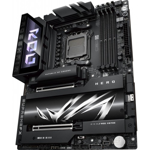 Купить материнскую плату Asus ROG CROSSHAIR X870E HERO для Socket AM5 с поддержкой DDR5 и 5Gigabit Ethernet