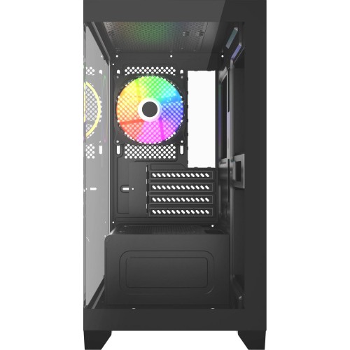 Корпус Accord ACC-350-02B черный mATX с 7 вентиляторами, USB 2.0/3.0 и аудио выходом