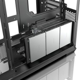 Корпус без блока питания/ Case Raijintek ATREUS BT4, Midi-Tower, TG, 4x120mm ARGB, 2xUSB-A 3.0 + 1xUSB Type-C , E-ATX, ATX, mATX, mITX Black