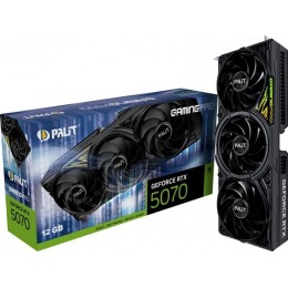 Видеокарта Palit PCI-E 5.0 PA-RTX5070 GAMINGPRO NVIDIA GeForce RTX 5070 12Gb 192bit GDDR7 2325/28000 HDMIx1 DPx3 HDCP Ret