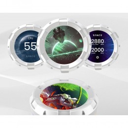 Вентилятор Cooler ID-Cooling SL360 XE WHITE /LCD SCREEN /350W /all Intel /all AMD