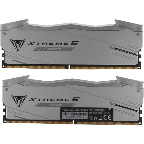 Купить Память DDR5 2x16GB 8000MHz Patriot Viper Xtreme 5 RGB для Gaming PC - Высокая Производительность и Эффективность