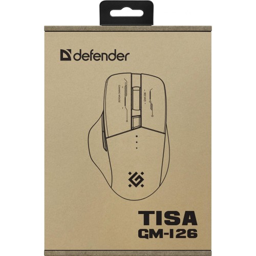 Мышь DEFENDER TISA GM-126 WHITE/BLUE 52126