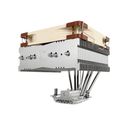 Кулер для процессора/ CPU Cooler Noctua NH-C14S (140W, 4-pin PWM, 142mm, Al/Cu, 6x6mm, 1x140x140x25mm, 82.5CFM, 24.6dBA, 1500RPM, S: 1700/1200/115X/2011/2066, AM5/AM4, Beige/Brown)
