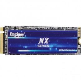 Твердотельный накопитель/ Kingspec SSD NX-4096 2280, 4096GB, M.2(22x80mm), NVMe, PCIe 3.0 x4, 3D QLC, R/W 3600/3200MB/s, IOPs 380 000/320 000, TBW 1920, DWPD 0.4 (3 года)