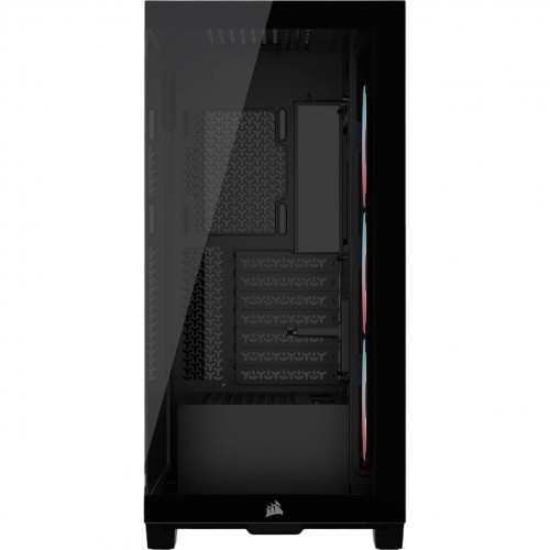 Корпус Corsair 3500X LX-R RGB iCUE LINK: Midi-Tower с ARGB, поддержка E-ATX, ATX, mATX, mITX - Черный