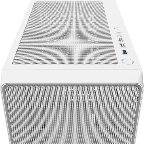 Корпус ПК Ocypus Gamma C60 WH - Midi-Tower без блока питания, 1xUSB-A 3.0, 2xUSB 2.0, для ATX, mATX, mITX в белом цвете