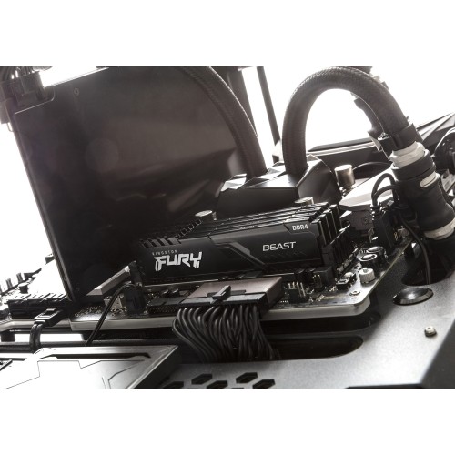 Купить оперативную память Kingston 16GB 3200MT/s DDR4 CL16 DIMM FURY Beast Black – Высокая производительность для вашего ПК