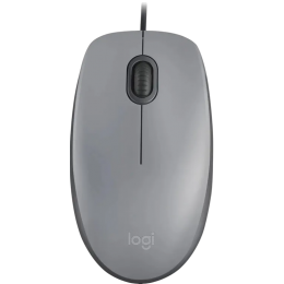 Мышь/ Logitech Mouse M110 SILENT MID GREY USB
