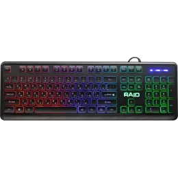 Defender Проводная игровая клавиатура Raid GK-778DL RU, Rainbow,104 кнопки