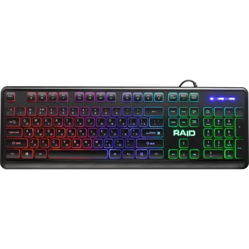 Defender Проводная игровая клавиатура Raid GK-778DL RU, Rainbow,104 кнопки Defender