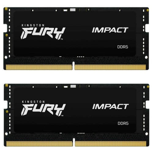 Память оперативная/ Kingston 32GB 5600MT/s DDR5 CL40 SODIMM (Kit of 2) FURY Impact PnP Kingston