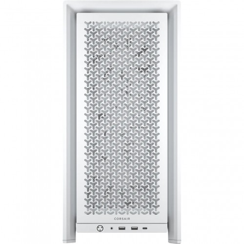 Купите корпус Corsair Frame 4000D RS White без блока питания - Midi-Tower с стеклянной панелью и вентиляцией для E-ATX, ATX, mATX, mITX