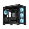 Корпус без блока питания/ Case PCCooler C3T700 ARGB BK, Midi-Tower, TG, 4x120mm ARGB, 1xUSB-A 3.0 + 1xUSB-A 2.0 + 1xUSB-C, ATX, mATX, mITX Black PcCooler