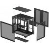 Корпус Deepcool CG530 черный ATX с поддержкой 2x120mm и 2x140mm вентиляторов, USB 2.0 и 3.0, аудио и блоком питания