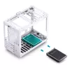 Корпус JONSBO C6 MAX Handle White - Mini-Tower без блока питания, mATX/mITX, 1xUSB-A 3.0 + 1xUSB-C 3.1, без вентилятора