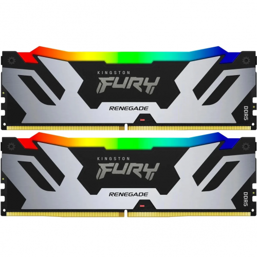 Kingston FURY Renegade 96GB DDR5 6400MT/s CL32 DIMM Kit (2x48GB) с RGB подсветкой - Высокопроизводительная Оперативная Память