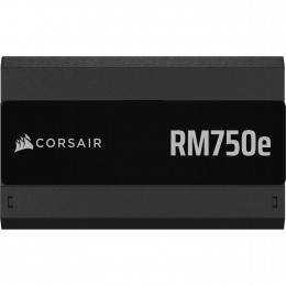 Блоки питания/ Power Supply Corsair RM750e, Model RPS0215, 750W 80+ Gold (ATX, 3.1, PCIe 5.1, Full modular, 1x24(20+4)pin, 2xEPS/ATX 12V 8-pin (4+4), 1x12V-2x6(12+4)pin, 2x12V-2x6 to Dual 8-Pin(6+2), 1xPCIe 8-Pin(6+2), 4xSATA (4 Straight SATA), 4xSATA / P