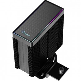Кулер для процессора/ CPU Cooler Ocypus Gamma A40 BK ARGB (200W, 4-pin PWM, 133mm, Al/Cu, 4x6mm, ARGB, 1x100mm, 41CFM, 29.5dBA, 2400RPM, S: 1851/1700/1200/115X, AM5/AM4, black)