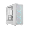 Корпус ПК без блока питания/ Case Fractal Design Epoch XL TG RGB Clear Tint, Full-Tower, 3x140mm ARGB, 2xUSB-A 3.2 + 1xUSB 3.2 Type-C E-ATX, ATX, mATX, mITX, White Fractal Design