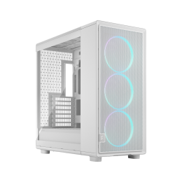 Корпус ПК без блока питания/ Case Fractal Design Epoch XL TG RGB Clear Tint, Full-Tower, 3x140mm ARGB, 2xUSB-A 3.2 + 1xUSB 3.2 Type-C E-ATX, ATX, mATX, mITX, White