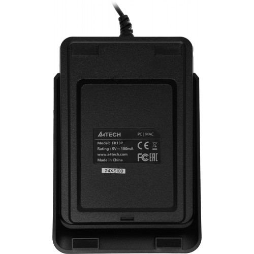 Числовой блок A4Tech FK13P черный USB slim для ноутбука - удобство и стиль с кабелем 1.5м