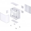 Корпус JONSBO TK-4 White: Midi-Tower без блока питания с USB 3.0 и USB-C для ATX, mATX, mITX