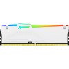 Kingston 16GB DDR5 5600MT/s CL36 DIMM FURY Beast White RGB EXPO - Высокопроизводительная Оперативная Память для Игровых ПК