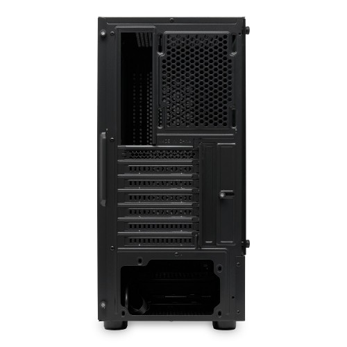 Корпус без блока питания/ Case HSPD M540, Mesh Mid Tower, Black, TG, 0.45 SPCC, no fans, ATX, mATX, mITX, 160/300/150mm, 2x2.5", 2x3.5", 7xPCI, 1xUSB-A 3.0, 2xUSB-A 2.0, 365x216x405mm HSPD