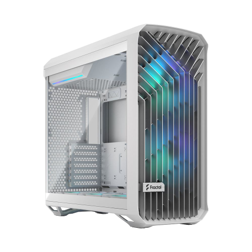 Корпус ПК без блока питания/ Case Fractal Design Torrent RGB TG Clear Tint, Full-Tower, 2x180mm + 3x140mm RGB, 2xUSB-A 3.2 + 1xUSB 3.2 Type-C E-ATX, SSI-CEB, SSI-EEB, ATX, mATX, mITX White Fractal Design