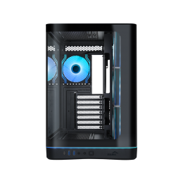 Корпус ПК без блока питания/ Case SAMA V62S Black, Midi-Tower, TG, 4x120mm ARGB, 2xUSB 3.0 + 1xUSB 3.2 Type-C, ATX, mATX, mITX Black