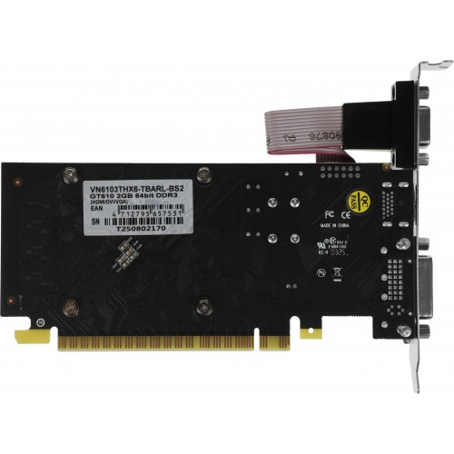 Видеокарта Biostar GeForce GT 610 2Gb DDR3 - PCI-E 2.0, Low Profile, DVI/HDMI/CRT