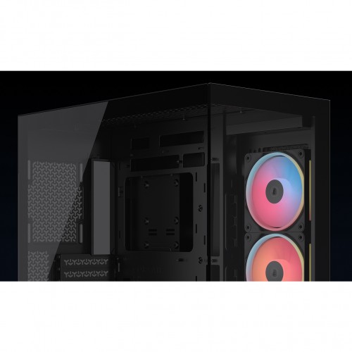 Корпус Corsair 3500X LX-R RGB iCUE LINK: Midi-Tower с ARGB, поддержка E-ATX, ATX, mATX, mITX - Черный