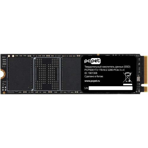 Твердотельный накопитель 1TB PCPS001T3 M.2 2280 PCIe 3.0 x4 - Высокоскоростное хранилище для вашего ПК