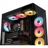 Корпус Corsair 3500X LX-R RGB iCUE LINK: Midi-Tower с ARGB, поддержка E-ATX, ATX, mATX, mITX - Черный