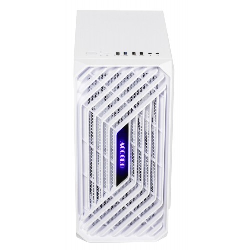 Корпус Accord ACC-265W белый mATX с вентиляцией 2x120mm и USB 3.0 для надежной сборки ПК