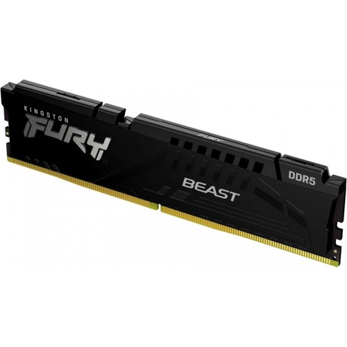 Память оперативная/ Kingston 32GB 5200MT/s DDR5 CL40 DIMM FURY Beast Black XMP Kingston