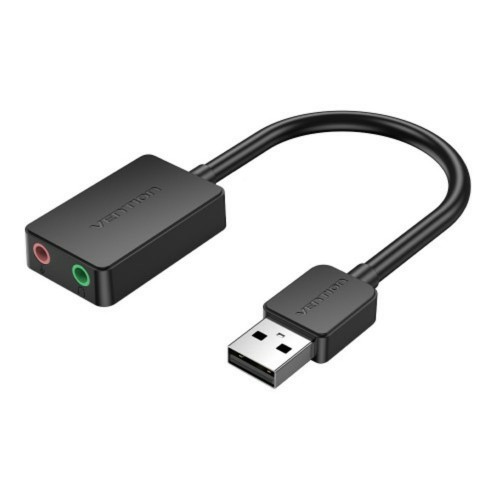 Внешняя звуковая карта Vention USB Черная, шт. Vention